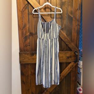 Blue and White old navy Striped Dress
